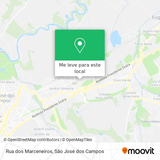Rua dos Marceneiros mapa