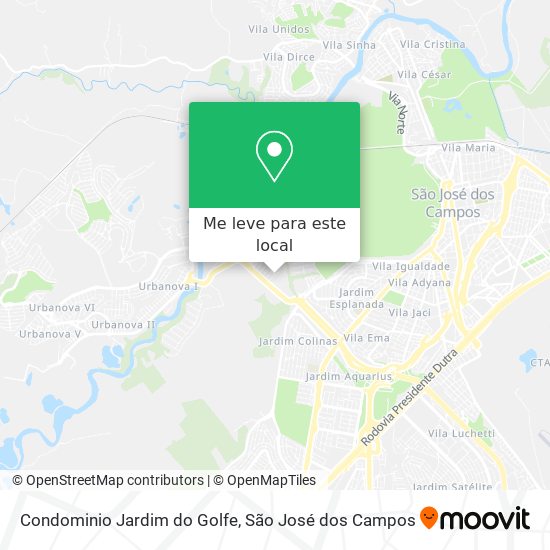 Condominio Jardim do Golfe mapa