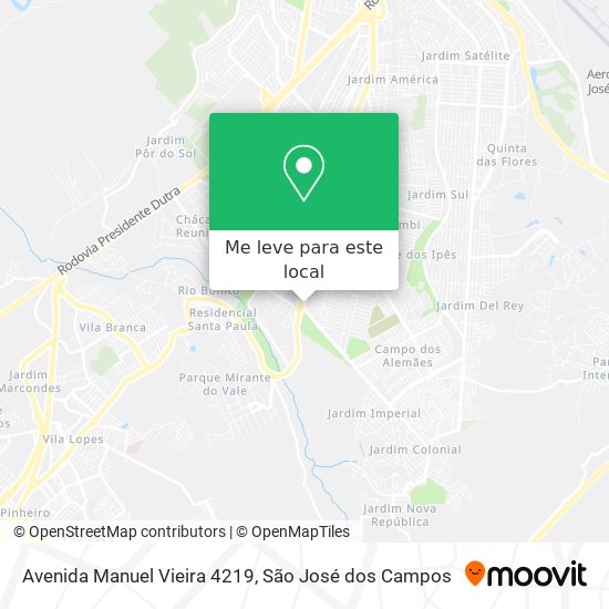 Avenida Manuel Vieira 4219 mapa