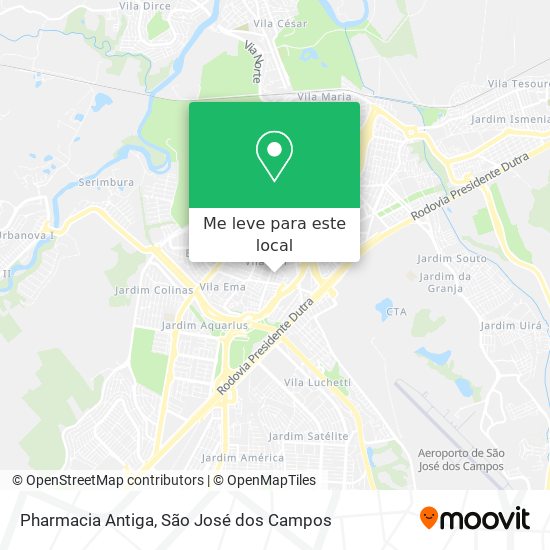 Pharmacia Antiga mapa