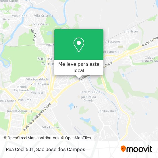 Rua Ceci 601 mapa