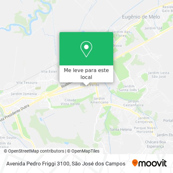 Avenida Pedro Friggi 3100 mapa