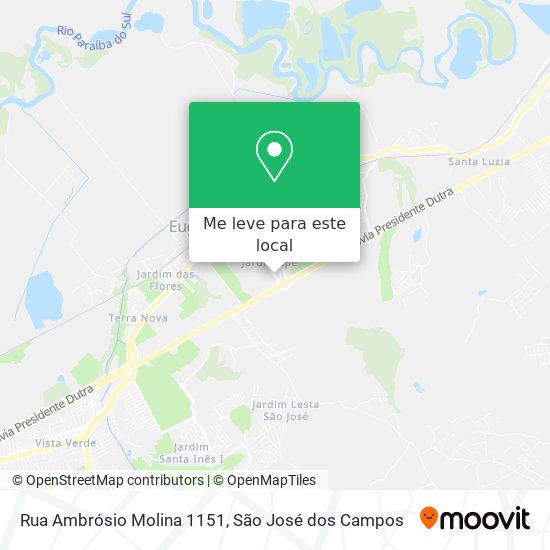 Rua Ambrósio Molina 1151 mapa
