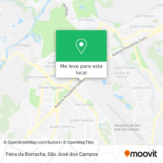 Feira da Borracha mapa