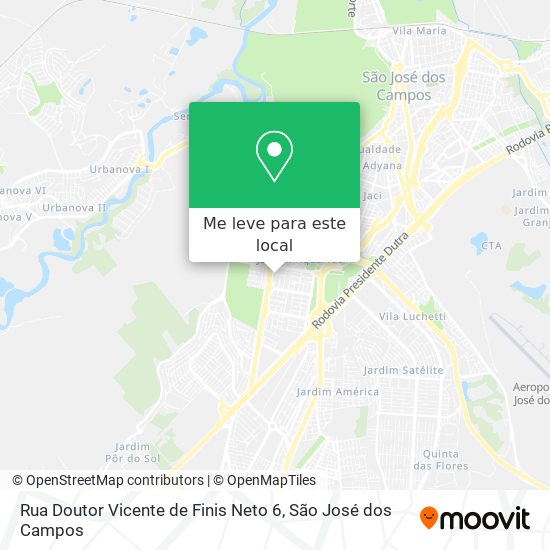 Rua Doutor Vicente de Finis Neto 6 mapa