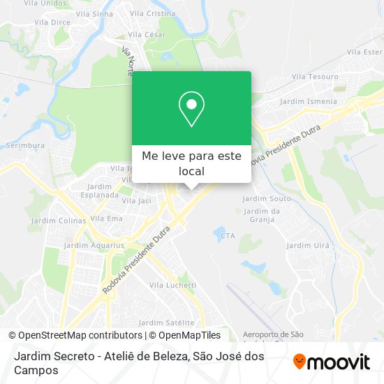 Jardim Secreto - Ateliê de Beleza mapa