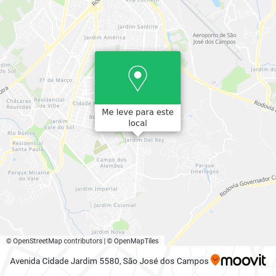 Avenida Cidade Jardim 5580 mapa