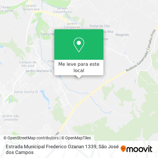 Estrada Municipal Frederico Ozanan 1339 mapa