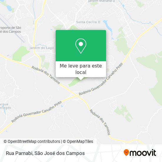 Rua Parnabi mapa