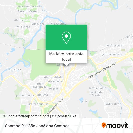 Cosmos RH mapa