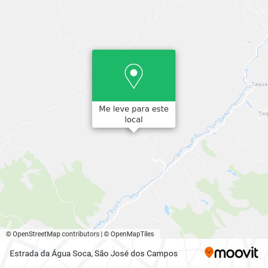 Estrada da Água Soca mapa