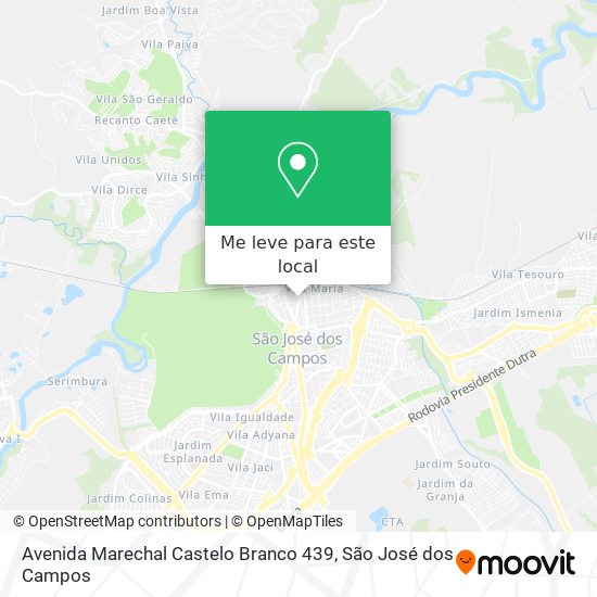 Avenida Marechal Castelo Branco 439 mapa