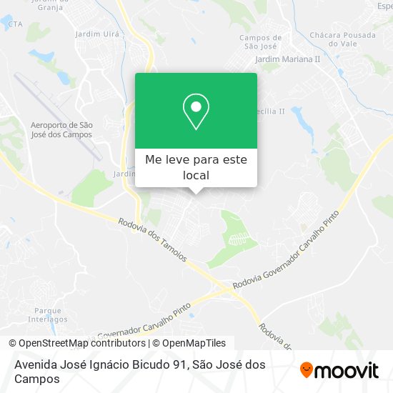 Avenida José Ignácio Bicudo 91 mapa