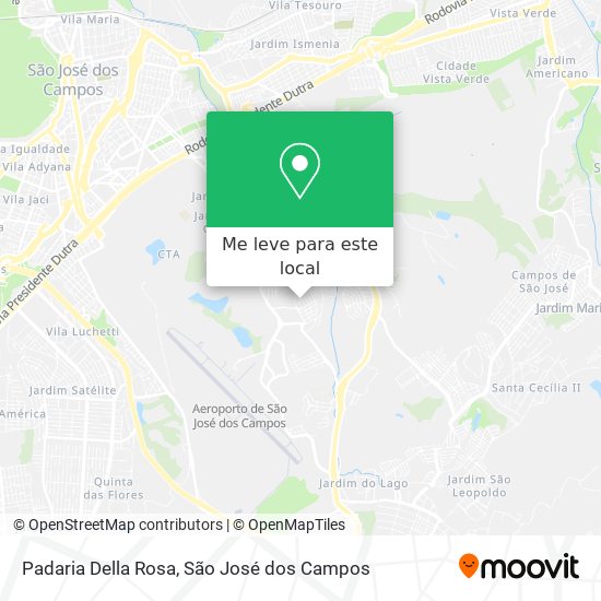 Padaria Della Rosa mapa