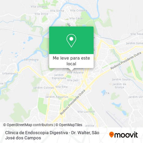 Clínica de Endoscopia Digestiva - Dr. Walter mapa
