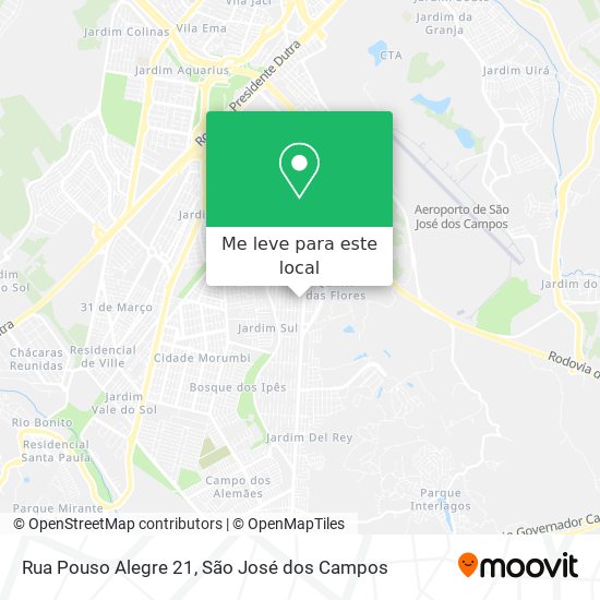Rua Pouso Alegre 21 mapa