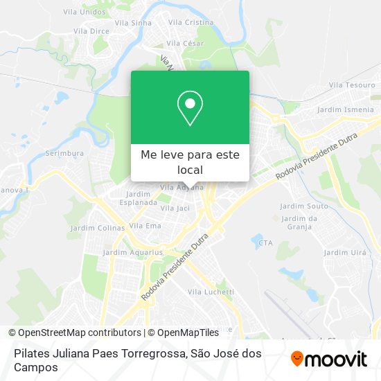 Pilates Juliana Paes Torregrossa mapa