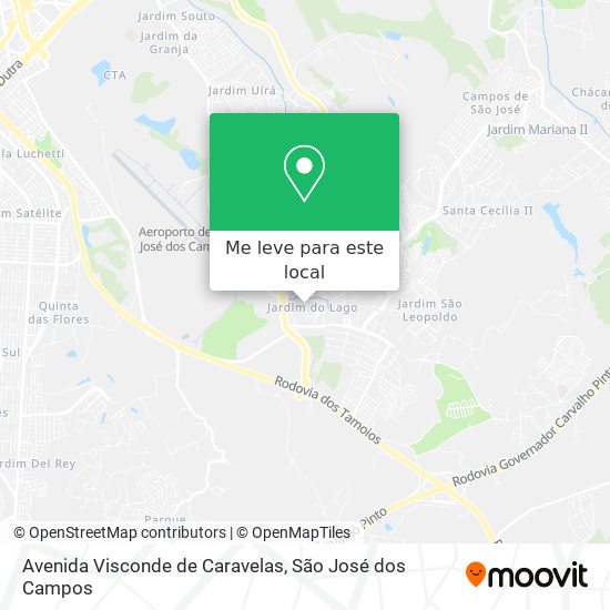 Avenida Visconde de Caravelas mapa