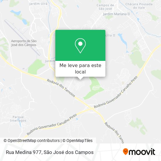 Rua Medina 977 mapa