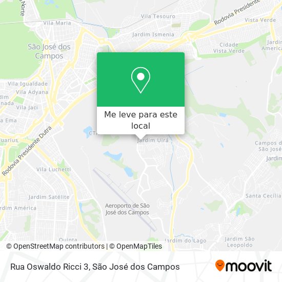 Rua Oswaldo Ricci 3 mapa