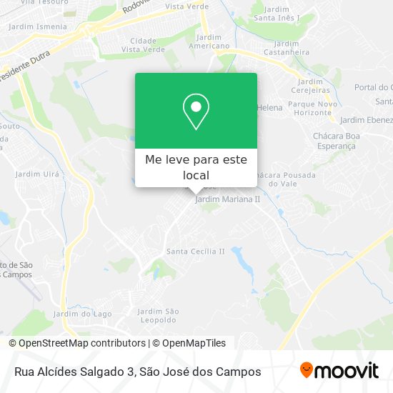 Rua Alcídes Salgado 3 mapa