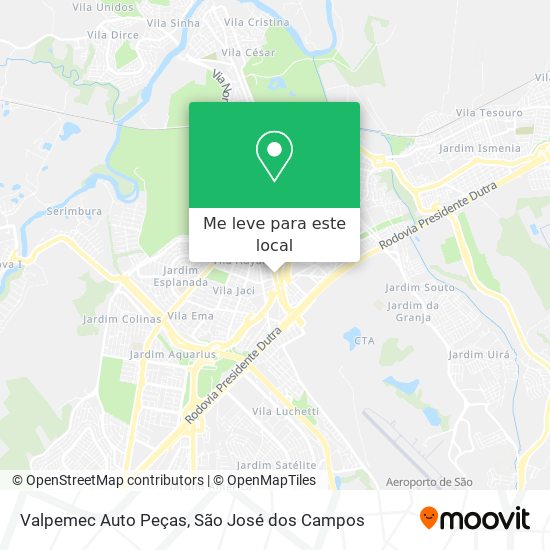 Valpemec Auto Peças mapa