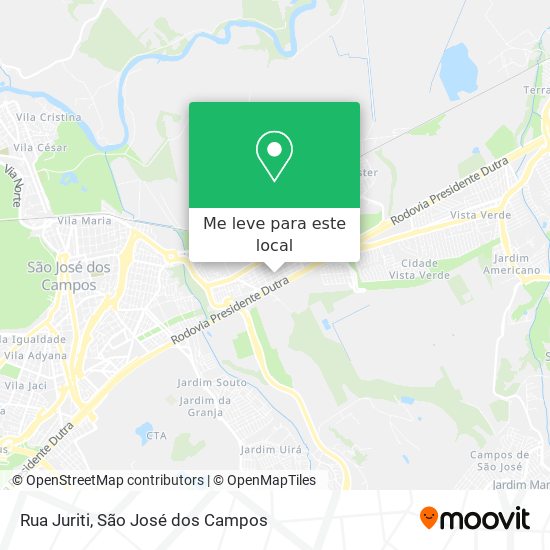 Rua Juriti mapa