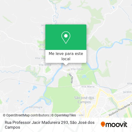 Rua Professor Jacir Madureira 293 mapa