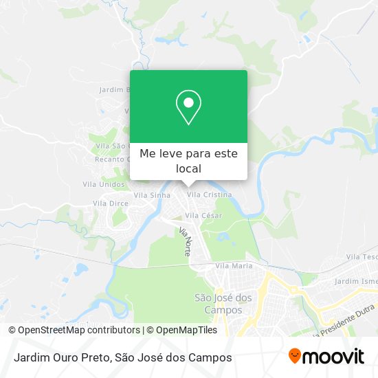 Jardim Ouro Preto mapa