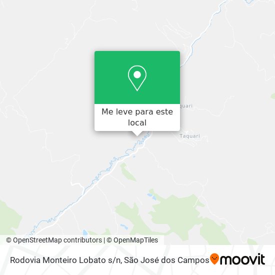 Rodovia Monteiro Lobato s/n mapa