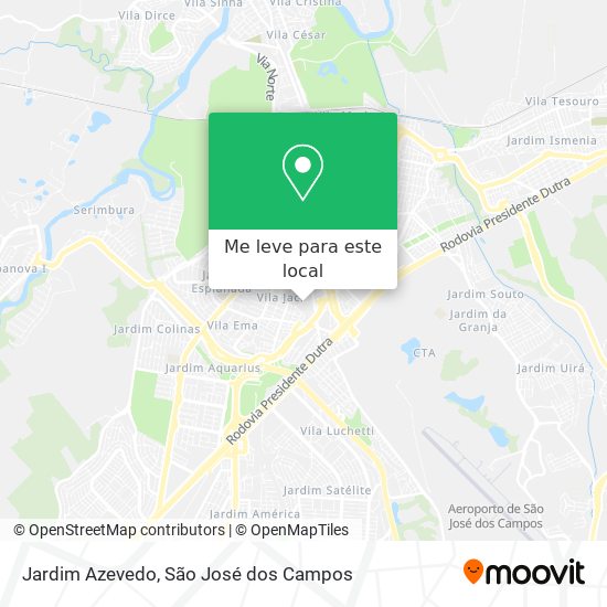 Jardim Azevedo mapa