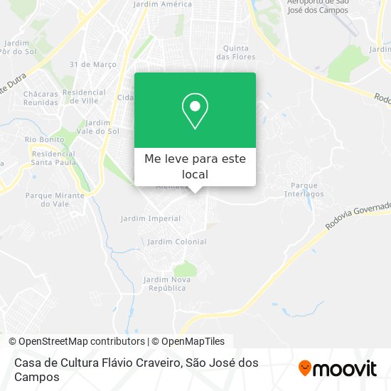 Casa de Cultura Flávio Craveiro mapa