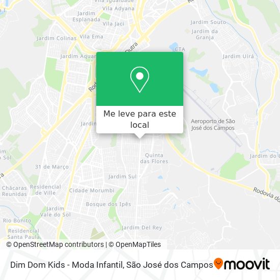 Dim Dom Kids - Moda Infantil mapa