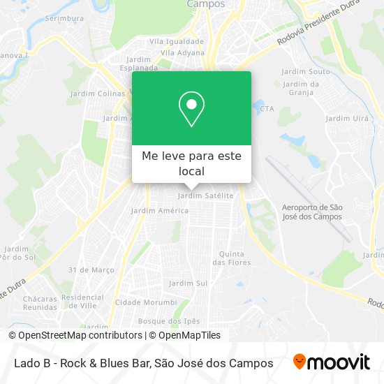 Lado B - Rock & Blues Bar mapa