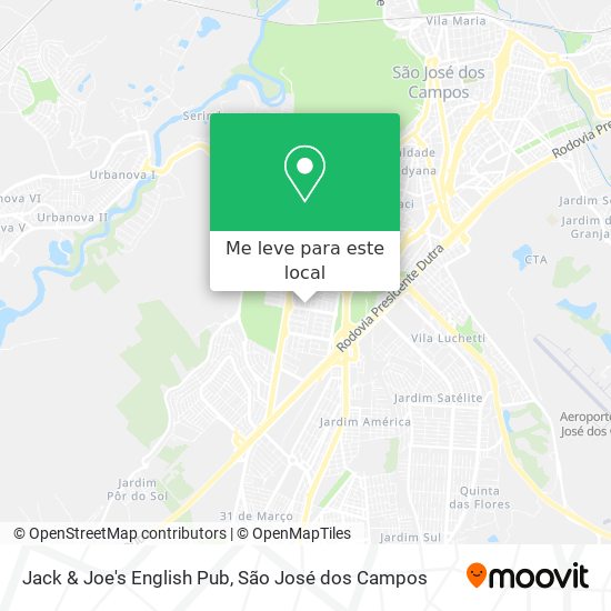 Jack & Joe's English Pub mapa
