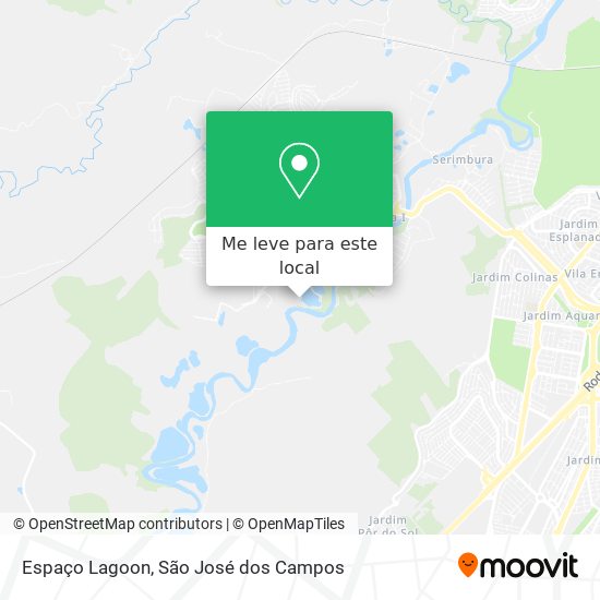 Espaço Lagoon mapa
