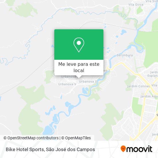 Bike Hotel Sports mapa