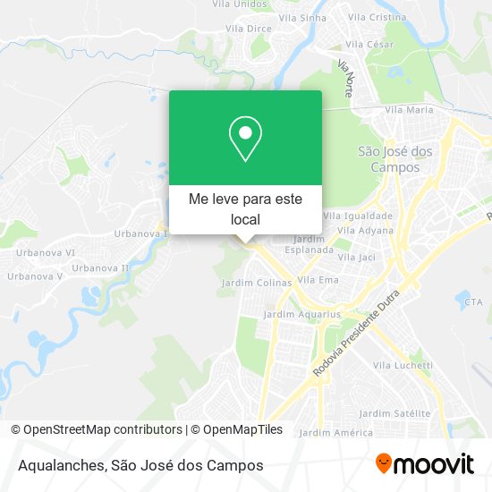 Aqualanches mapa