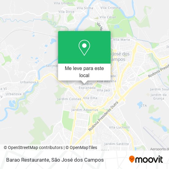Barao Restaurante mapa
