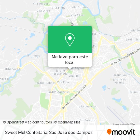 Sweet Mel Confeitaria mapa