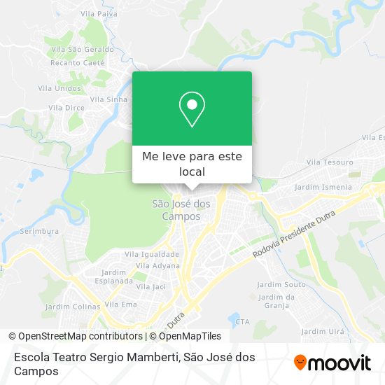 Escola Teatro Sergio Mamberti mapa