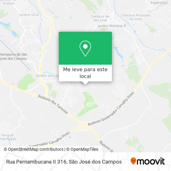 Rua Pernambucana II 316 mapa