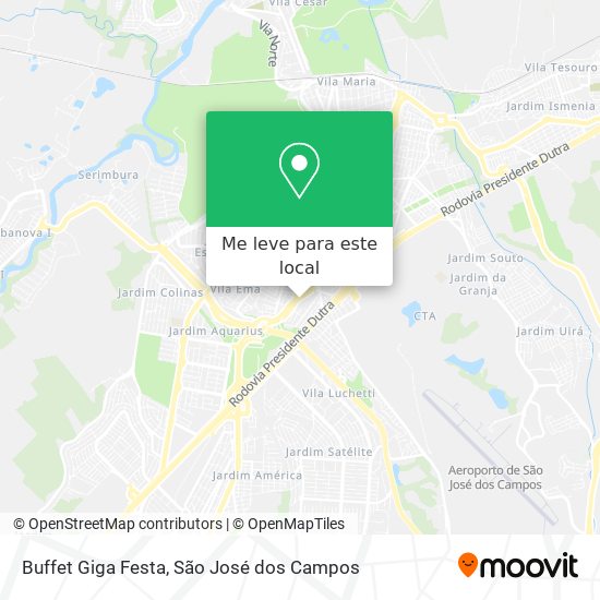 Buffet Giga Festa mapa
