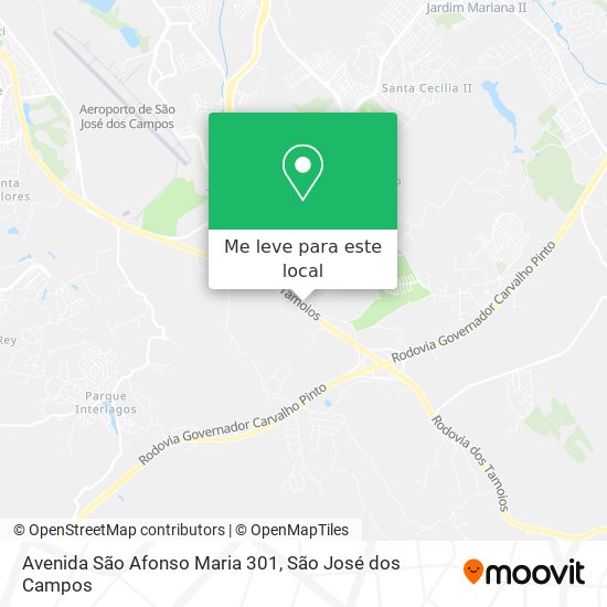 Avenida São Afonso Maria 301 mapa