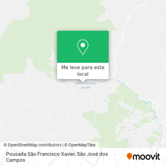 Pousada São Francisco Xavier mapa