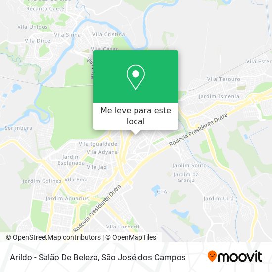 Arildo - Salão De Beleza mapa