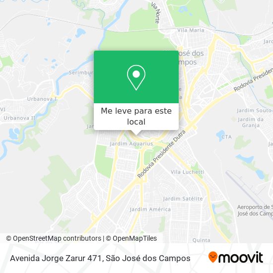 Avenida Jorge Zarur 471 mapa