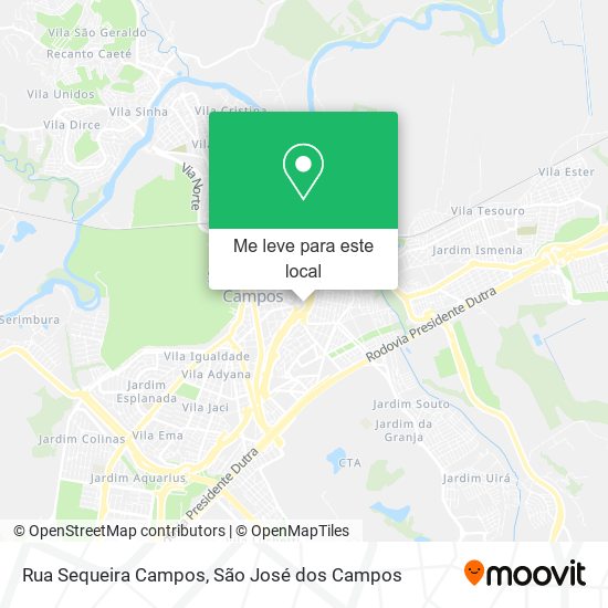 Rua Sequeira Campos mapa