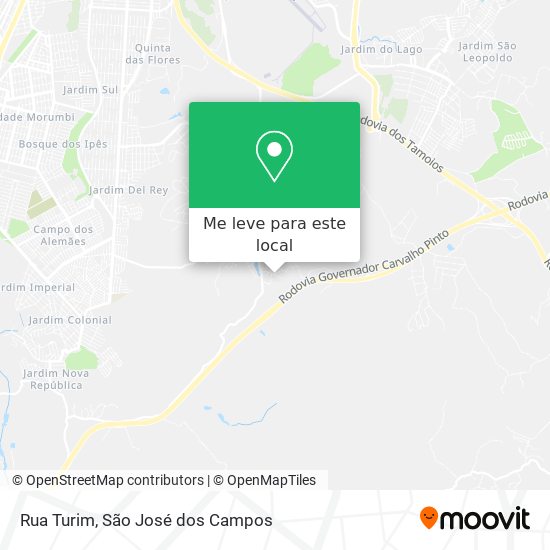 Rua Turim mapa