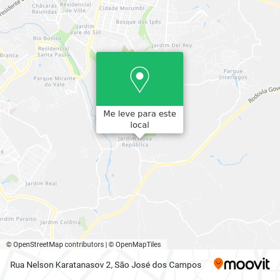 Rua Nelson Karatanasov 2 mapa